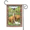 Toland Home Garden Grizzly Bear Wilderness Outdoor Garden Flag 18" x 12.5"